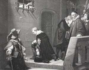 Lord Strafford infaz yolunda, AH Payne tarafından oyulmuş by Hippolyte Delaroche