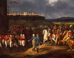 Napolyon Bonapart, La Coruna savaşından sonra Astorga'da İngiliz mahkumlarla buluşuyor