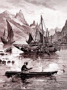 Kızıldeniz (Mısır tarafı) by Hippolyte Leon Benett
