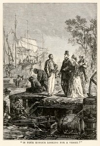 Onurunuz bir gemi mi arıyor? by Hippolyte Leon after Benett