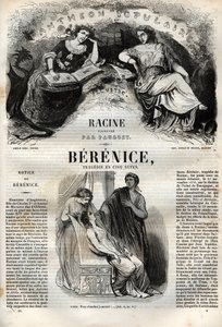 Beş perdelik Berenice trajedisi - Pauquet tarafından resmedilen “Jean Racine