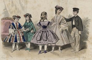 İsimsiz, Nisan 1861 (el boyaması gravür) by Hippolyte Louis Pauquet