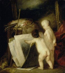 Küçük sanatseverler by Hippolyte Michaud