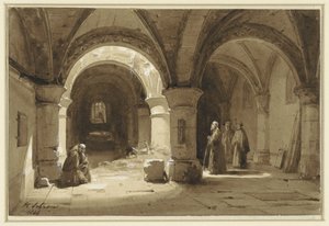 Rahipler ile manastır tonozları