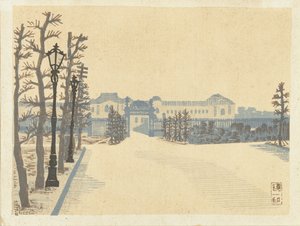 Akasaka Sarayı Akasaka Palais (nesne üzerindeki başlık) Tokyo Anıları (dizi başlığı) Tokyo kaiko zue (dizi başlığı) by Hiratsuka Un