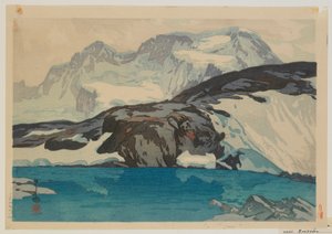 Breithorn, Taisho dönemi by Hiroshi Yoshida