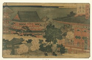 Altın çavdar ile kalan el m pel el Asakusa Asakusa Kinryu Kalıntıları (Kan sesi ve CT) Bero-e m de paatsuen üyesi Edo (seri zemini) Edo Ünlü Yerler (Serie s Ground te Sound Obje CT) by Hiroshige (II) , Utagawa