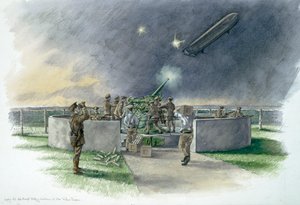 Lodge Hill Battery, Chatham, Kent, I. Dünya Savaşı, 1914-1918 c2000