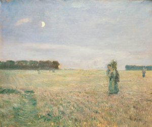 Günün Sonu (tuval üzerine yağlı boya) by Hjalmer Eilif Emanuel Peterssen
