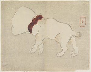 (Başında Torbalı Köpek), c. 1830 by Hogyoku
