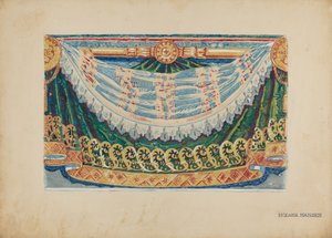 Duvar Kağıdı Bordür Tasarımı, c. 1939.