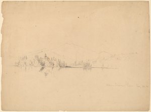 Yukarı Saranac Gölü by Homer Dodge Martin