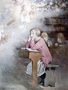 Noel Rüyaları (kağıt üzerine sulu boya) by Honor Charlotte Appleton