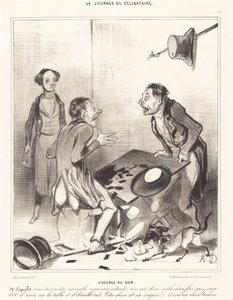 17:00 by Honoré Daumier