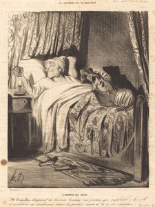 akşam 9. by Honoré Daumier