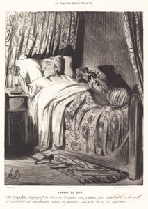akşam 9. by Honoré Daumier