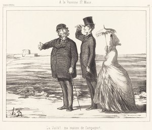 Varenne Saint-Maur'da by Honoré Daumier