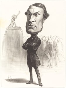 Aşil Faul by Honoré Daumier