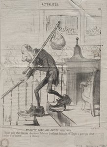 Gerçekler No. 128: Küçük ayakkabılarıyla Bay Dupin, 1850. by Honoré Daumier