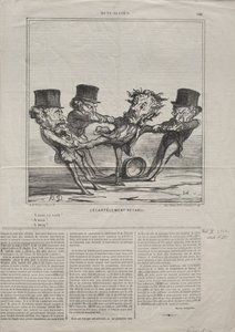 Gerçekler No. 98: Eski yerleşim yeri eski haline getirildi, 1869. by Honoré Daumier