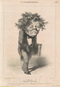 Adolphe Cremieux by Honoré Daumier