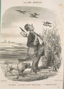 Ah! ... Yırtıcı kuşlar olduğuna inanıyorum ... by Honoré Daumier