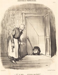 Ah! ama... yakında varacak mıyız? by Honoré Daumier