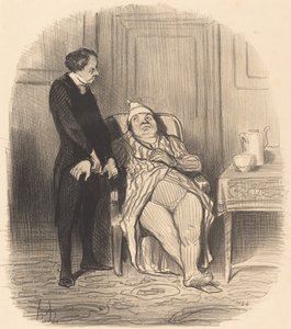 Ah! doktor... sanýrým... sanýrým var! by Honoré Daumier