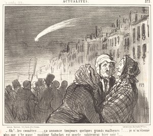 Ah!... kuyruklu yıldızlar... by Honoré Daumier