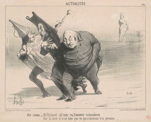 Bilinen hava: Ah! Richard Ah! Kralım ... by Honoré Daumier