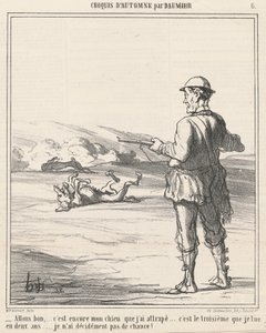Hadi ama yine benim köpeğim... by Honoré Daumier