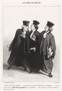 Haydi sevgili meslektaşlarım... by Honoré Daumier