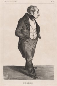Amiral de Rigny by Honoré Daumier
