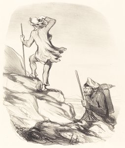 Medeni bir yer görüyor musun... by Honoré Daumier