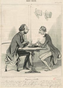 karşı konulmaz argüman by Honoré Daumier
