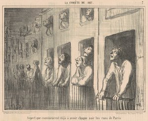 Zaten sahip olmaya başlayan yönü... by Honoré Daumier