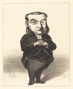 At. L.Charles Coquerel by Honoré Daumier
