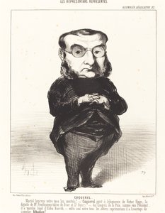 At. L.Charles Coquerel by Honoré Daumier