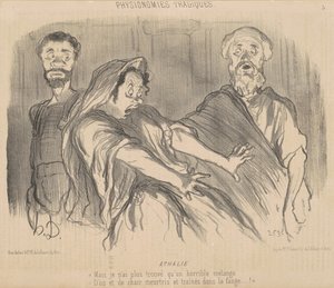 atalia by Honoré Daumier