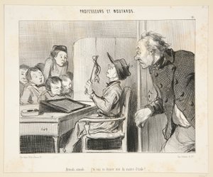 katılıyor by Honoré Daumier