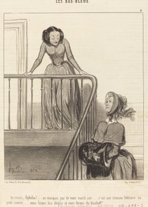 Elveda Ophelia!... Kaçırmayın... by Honoré Daumier