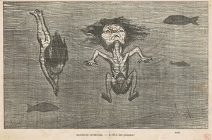korkusuz yüzücüler by Honoré Daumier
