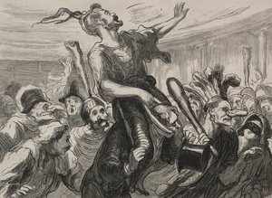 Opera Balosu: çok yaşa alevler by Honoré Daumier