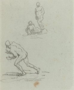 banyo yapanlar by Honoré Daumier