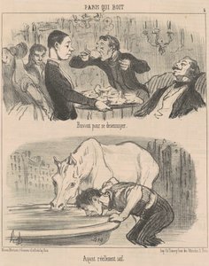Sıkılmak için salya by Honoré Daumier