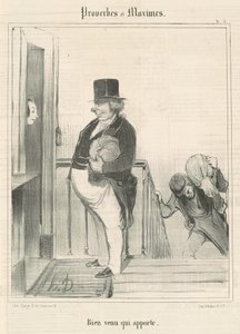 hoşgeldin kim getiriyor by Honoré Daumier