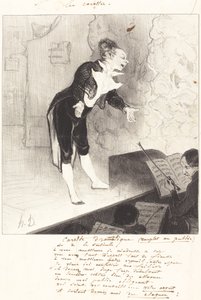 dramatik havuç by Honoré Daumier