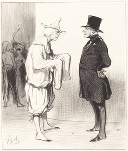 Dış saha oyuncusu havuç by Honoré Daumier