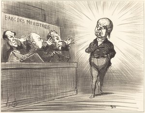 Henüz o zaman değil... by Honoré Daumier