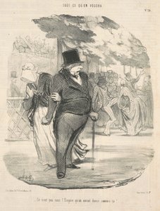 İmparatorluğun altında böyle dans edemezdik! ... by Honoré Daumier